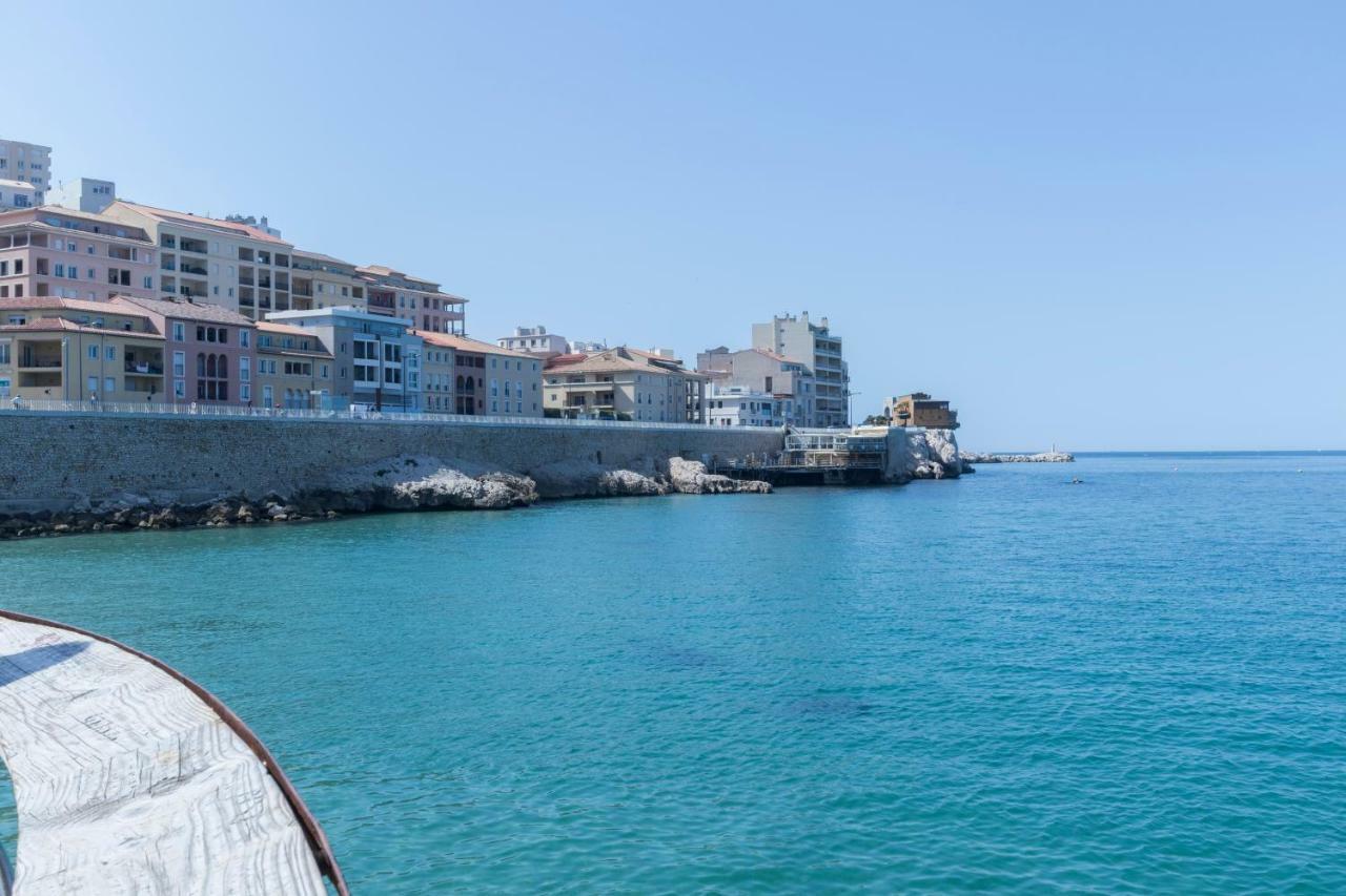 Stud Terras Ville Corniche 2 Pers Stat Gratuit Rue Modif Suivt Possib Et Accord Exclusif Marseilles Exterior foto